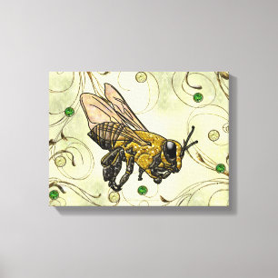 Honey Bee Canvas Print