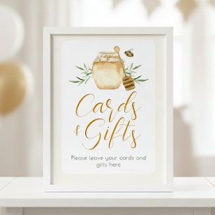 Honey Bee Cards And Gift Baby Shower Table Sign