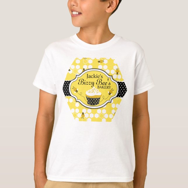 Honey Bee Cupcake Bakery Tee (Front)