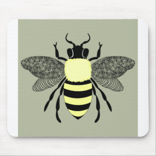 Honey Bee Design Mouse Pad