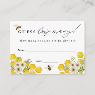 Honey Bee et Daisy Devinez combien de cartes de je