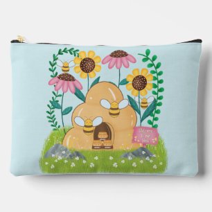 Honey Bee Family Accessory Pouch