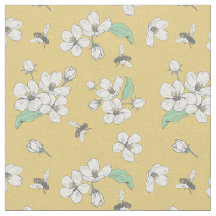 Honey Bee Floral Gold