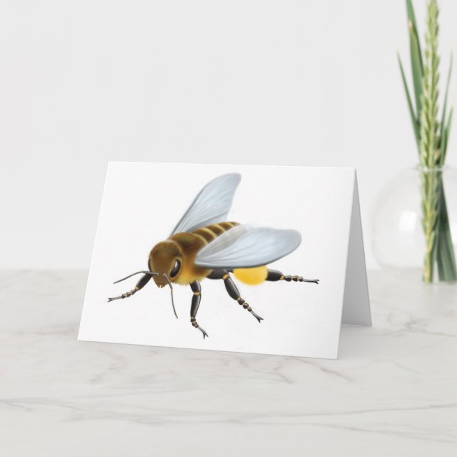 Honey Bee Greeting Card (Front)