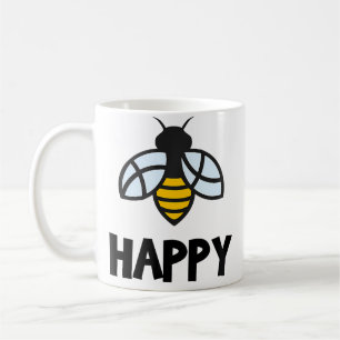 Honey Bee Happiness Beekeeper Gardening Coffee Mug