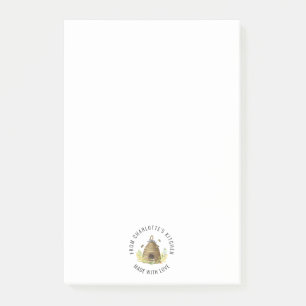 Honey Bee Hive Sweet as Honey Food Label Post-it Notes