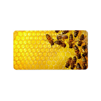 Honey Bee Honey Seller Beekeeper Apiarist Label