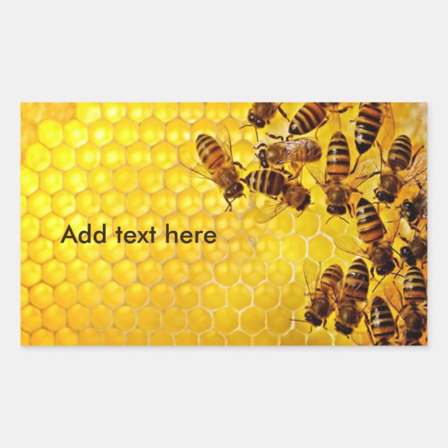Honey Bee Honey Seller Beekeeper Apiarist Sticker (Front)