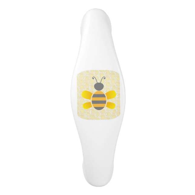 Honey Bee Honeycomb Bee's Hive Cabinet Knobs (Front)