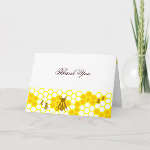 Honey Bee Honeycomb Custom Card