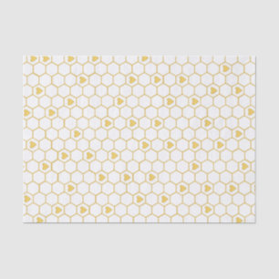 Honey Bee Honeycomb Tissue Paper