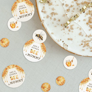 Honey Bee Honeycomb Watercolor Baby Shower Confetti