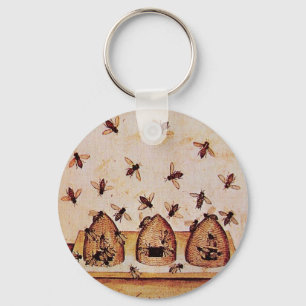 HONEY BEE KEYCHAIN