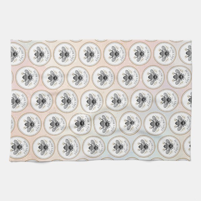 Honey Bee Kitchen Towel (Horizontal)