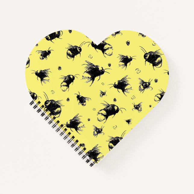 Honey Bee Lover Notebook – Gift for Her (Front)