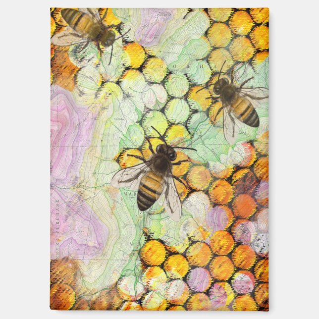 Honey bee magent magnet (Front)