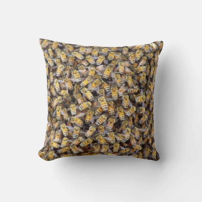 Honey Bee Mine Pillow (Front)