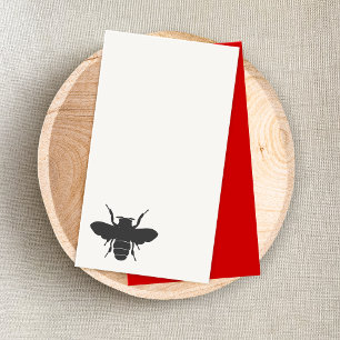 Honey Bee  Modern Minimalist Business Card