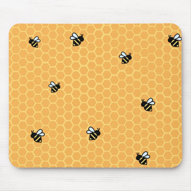 Honey Bee Mouse Pad (Front)