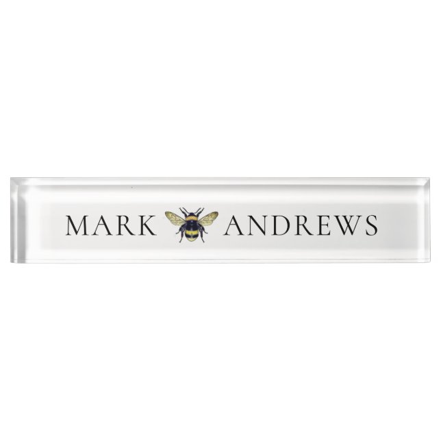Honey Bee Nameplate (Front)