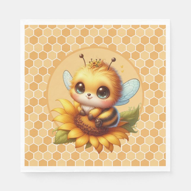 Honey Bee  Napkin (Front)