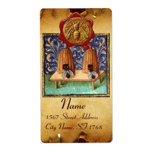 HONEY BEE, OEUVRE ROUGE SCEAU DE CIRE, Parchemin B