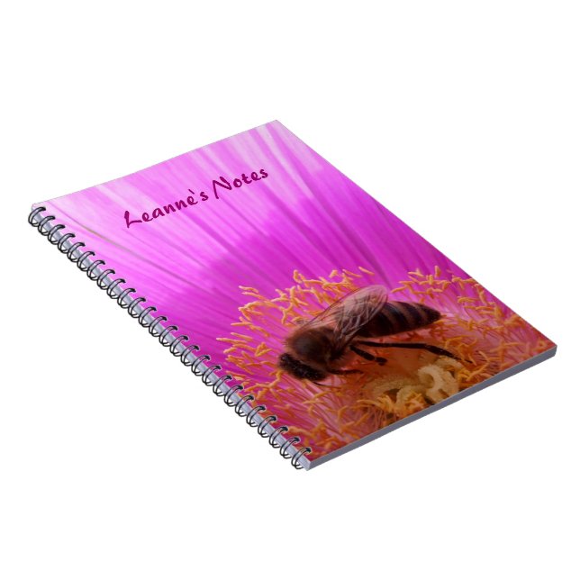 Honey Bee Personalized Notebook (Right Side)