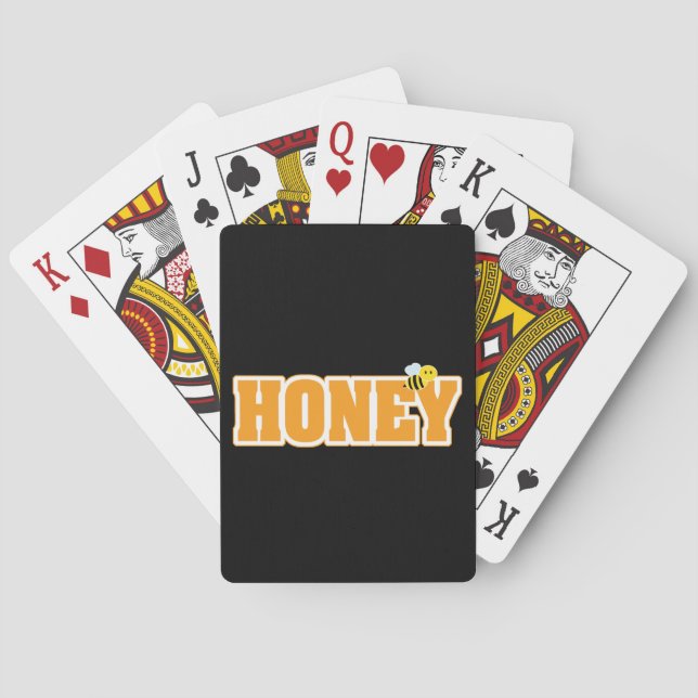 HONEY BEE PLAYING CARDS (Back)