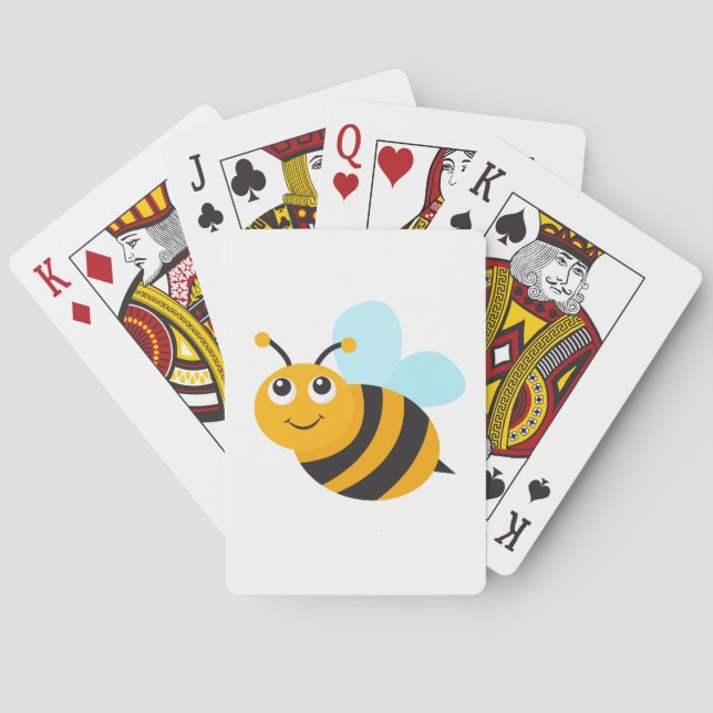 honey bee playing cards (Back)