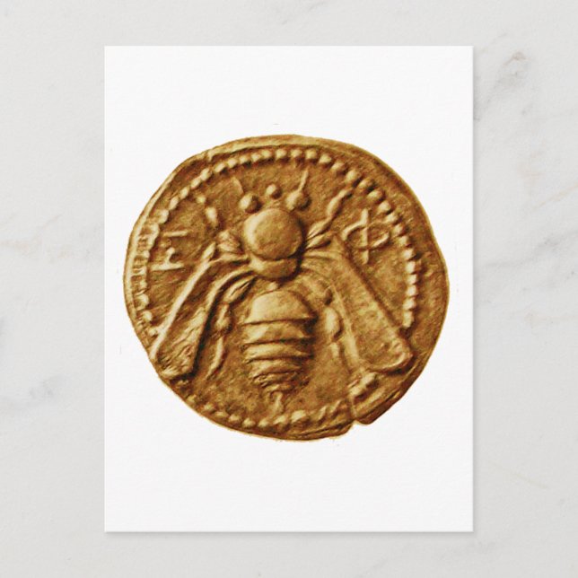 HONEY BEE POSTCARD (Front)