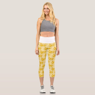 Honey Bee Printable Capri Leggings