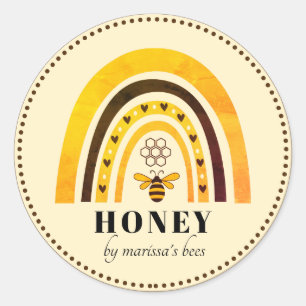 Honey Bee Rainbow Honey Product Labels
