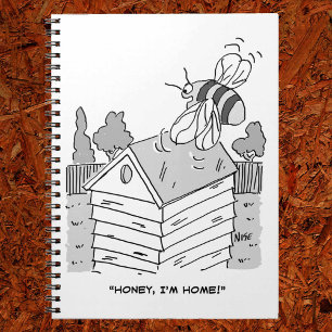 Honey Bee Returns to its Beehive Notebook