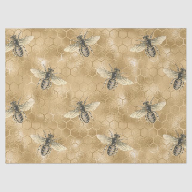 Honey Bee Series Design 6 Tissue Paper (Front)
