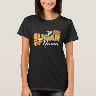 Honey Bee Sugar Mama Hive Beekeeper For Mom T-Shirt