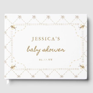 Honey Bee Theme Baby Shower Guest Book