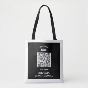 Honey Bee Vintage Family Name & Return Address Tote Bag