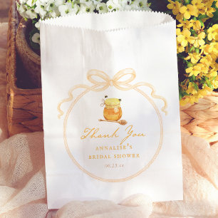 Honey Bee Vintage Preppy Bridal Shower Favour Bag