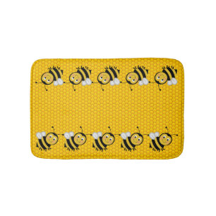 Honey Bees Bath Mat