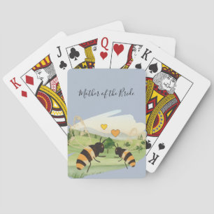 Honey Bees Beek keepers Wedding Playing Cards
