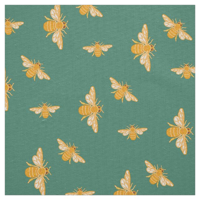 Honey bees fabric (Swatch)