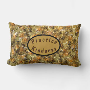 Honey Bees in the Hive Lumbar Pillow