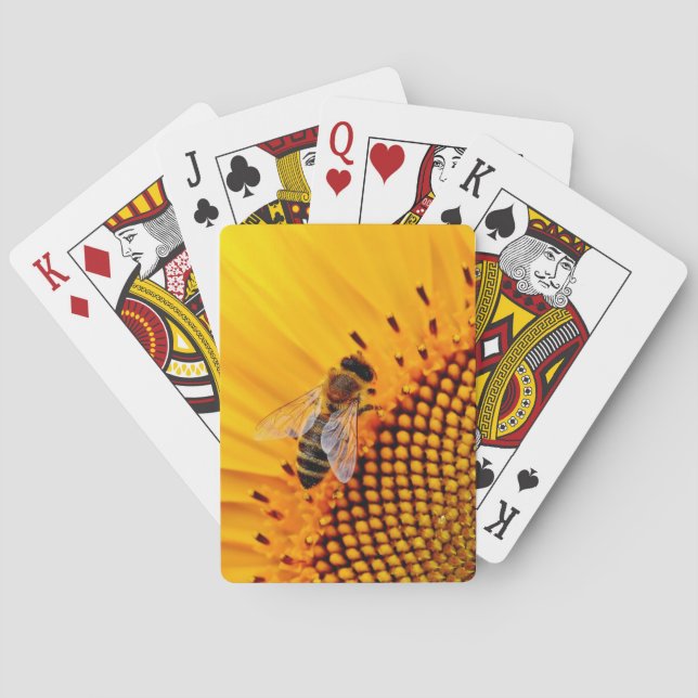 HONEY BEES (SUNFLOWER)   PLAYING CARDS (Back)