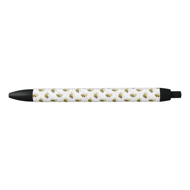 Honey Bees with Heart Black Ink Pen (Front)
