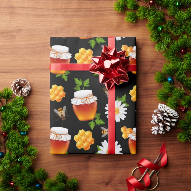 Honey Bees! Wrapping Paper (Holiday Gift)