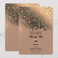 Honey Beige Champagne Golden Sparkle Lights Party