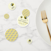 Honey / Bumble Bees & Daisies Yellow Baby Shower