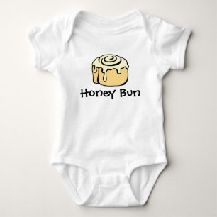 Honey Bun Cute Simple Modern Boy or Girl New Baby Bodysuit