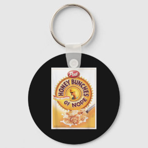 Honey Bunches Of Nope Cereal Funny Graphic T- Shir Keychain