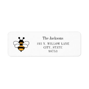 Honey Business Return Address Label